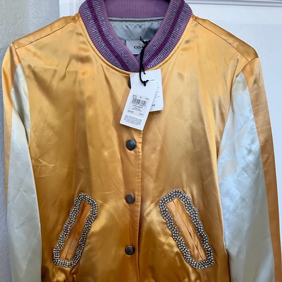 Brand New with Tags Coach Hot Water Soup Gold Bomber US 6